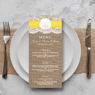 Menu de la collection de Mariages de dollars de sa