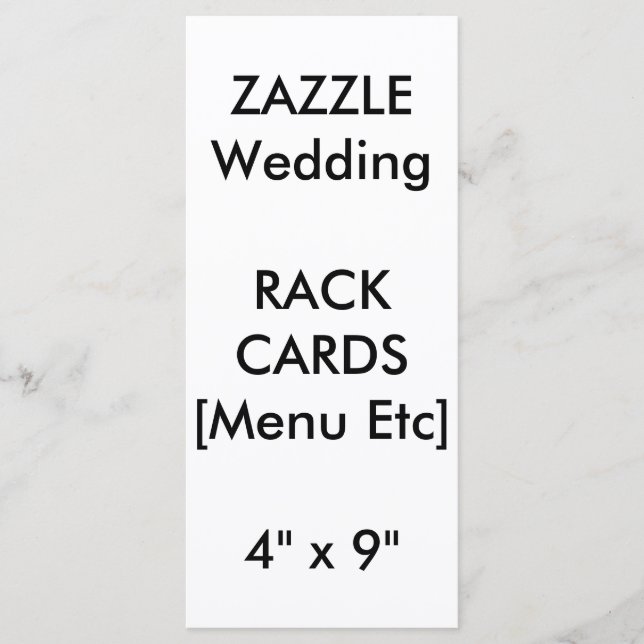 Menu de mariage personnalisé et cartes de programm (Devant)