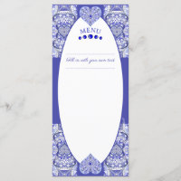 Dentelle en céramique Bleu de Grèce
