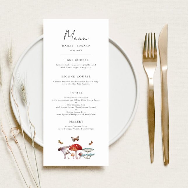 Menu Dîner Mariage Champagne (Créateur téléchargé)