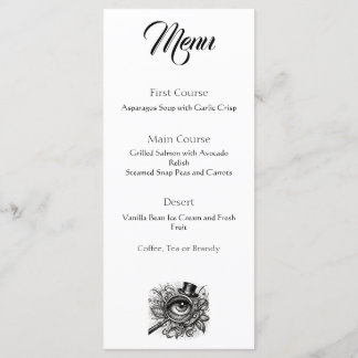 Menu Dîner Mystère de Meurtre