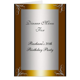 Menu Diner Party le plus populaire