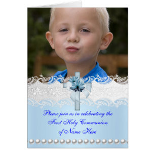 Menu Dinner Card First Holy Communion 2