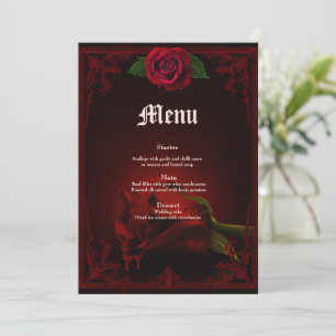 Menu Drama of Love, le Rose gothique de Memory.