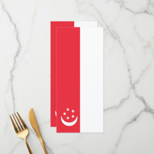 Menu Drapeau de Singapour