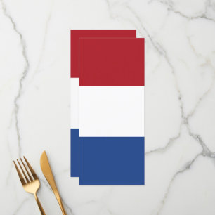 Menu Drapeau des Pays-Bas