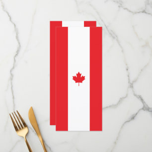 Menu Drapeau du Canada
