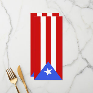 Menu Drapeau Porto Rico