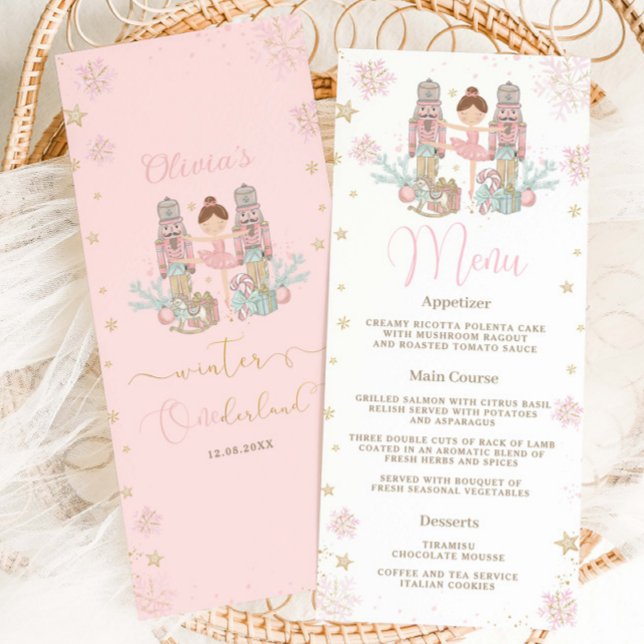 Menu du 1er anniversaire de Winter Onederland Cass (Créateur téléchargé)
