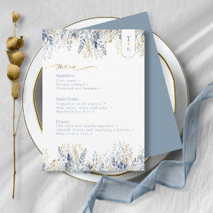 Menu du Mariage à fleurs doux ID1045