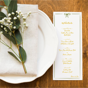 Menu du Mariage du cadre de de la mâchoire dessin