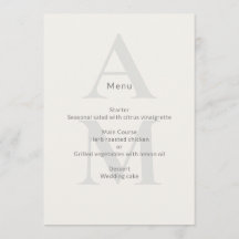 Editorial Initial Minimal Wedding