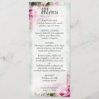 Élégant rose Roses et Mariage de tourbillons de pi