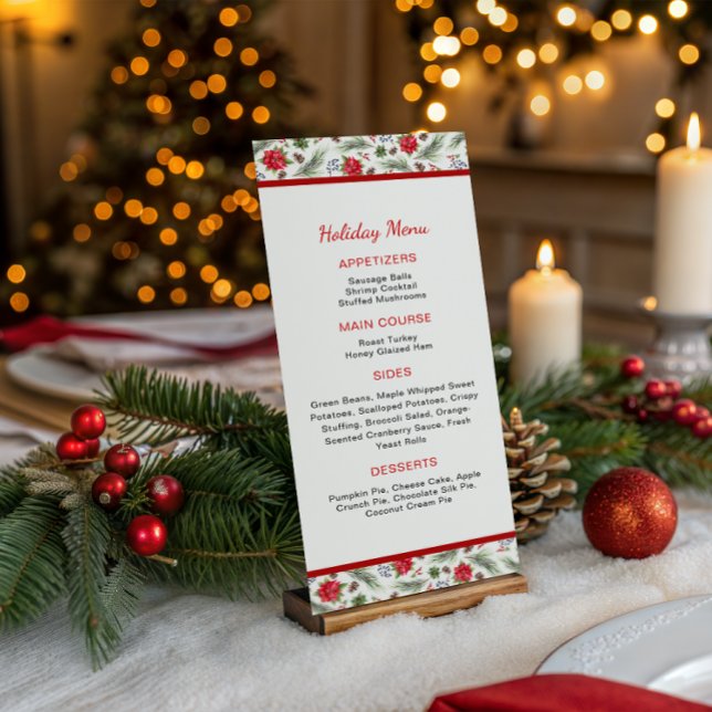 Menu Festive Holiday | (Créateur téléchargé)