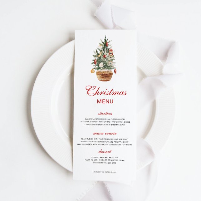 Menu Fête de Noël (Créateur téléchargé)