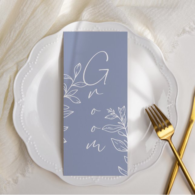 Menu Fleur périphérique Siège réservé simple (Créateur téléchargé)