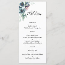 Menu Fleurs d'eau