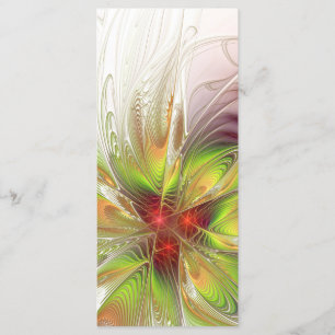 Menu Fleurs imaginaires fractales douces et tendres