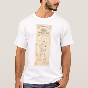 Menu for Steamer "Golden Age" (1276A) T-Shirt