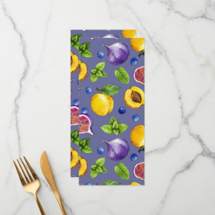 Menu Fruits d'été