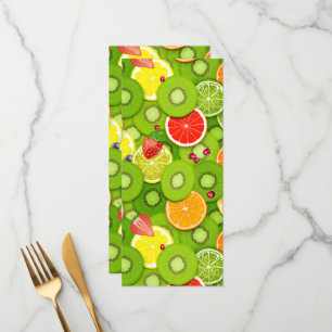 Menu Fruits d'été 2