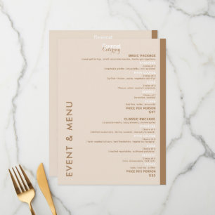 Menu Gastronomique Plat