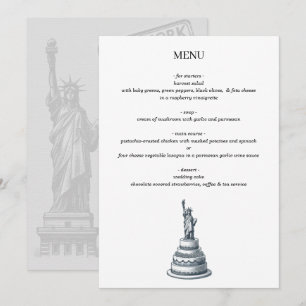 Menu Gâteau Mariage de New York
