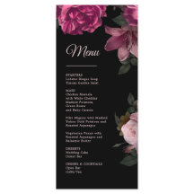 Hand Drawn Roses Dark Romantic Wedding