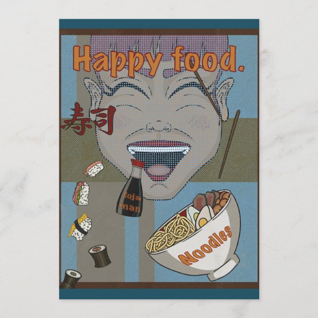 Menu Happy food (Devant)