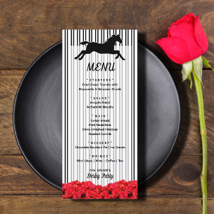 Menu Hippocampe et Roses Derby Day