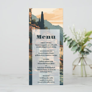 Menu Italie Lac de Côme Destination Mariage