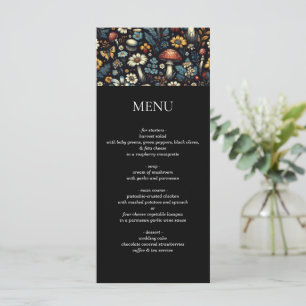 Menu Jardin Cottagecore