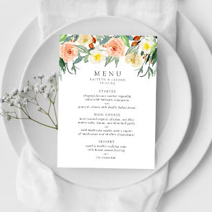 Menu La collection de Mariages Spring Blossoms