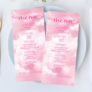Menu La Mariée Est Sur Cloud Neuf Fêtes des mariées Men