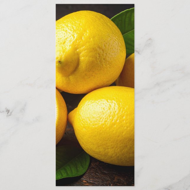 Menu lemons (Devant)