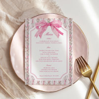 Love Shack Vintage Floral Pink Bow Party