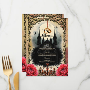 Menu Lune gothique – Amour éternel sous le ciel de minu