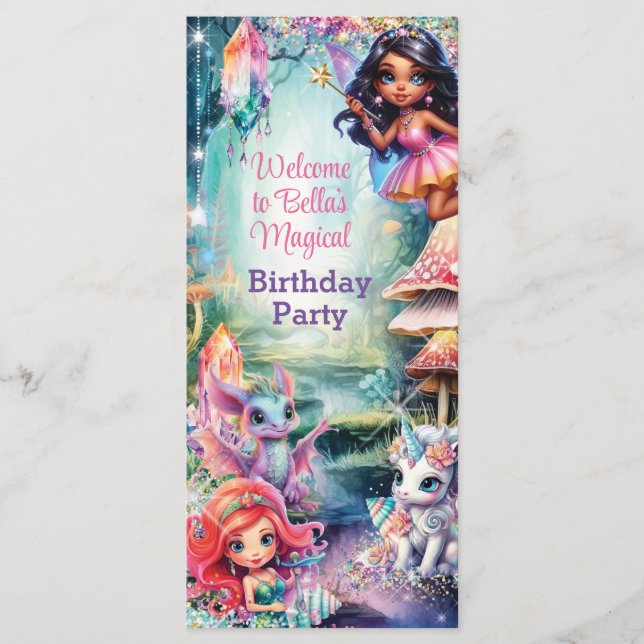 Menu Magic Party (Devant)
