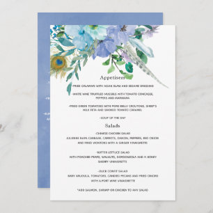 Menu Mariage à la menthe et au saumon bleu