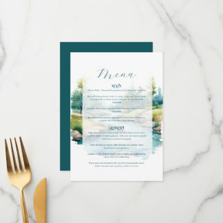 Menu Mariage à la Montagne Brumeuse