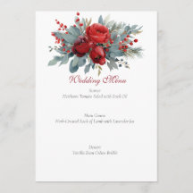 Mariage aquarelle roses bordeaux et rose