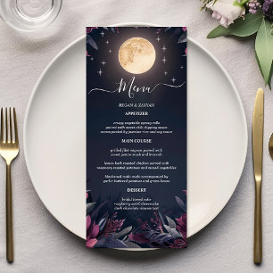 Menu Mariage au Jardin de Minuit sous la Lune