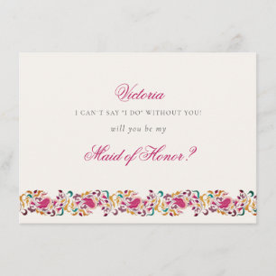 Menu Mariage Classique Rose Vert Jaune Floral Cygne Ois