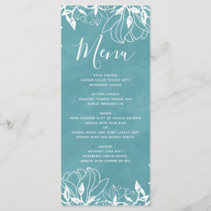 Menu Mariage couleur Arrière - plan modifiable
