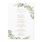 Mariage de boho d'or de l'eucalyptus rustique