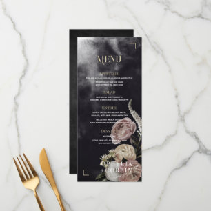 Menu Mariage de bouquet Smokey Dark Rose