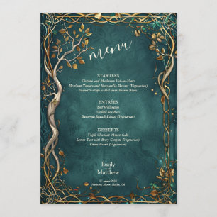 Menu Mariage de la Majesté de la Terre du milieu
