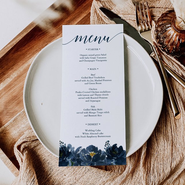 Menu Mariage de la Marine royale - Menus Mariages (Créateur téléchargé)