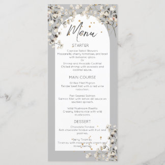 Menu Mariage de la respiration du bébé
