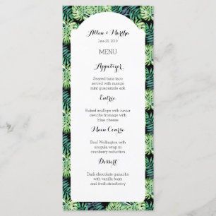 Menu Mariage de plage Hawaiian Island